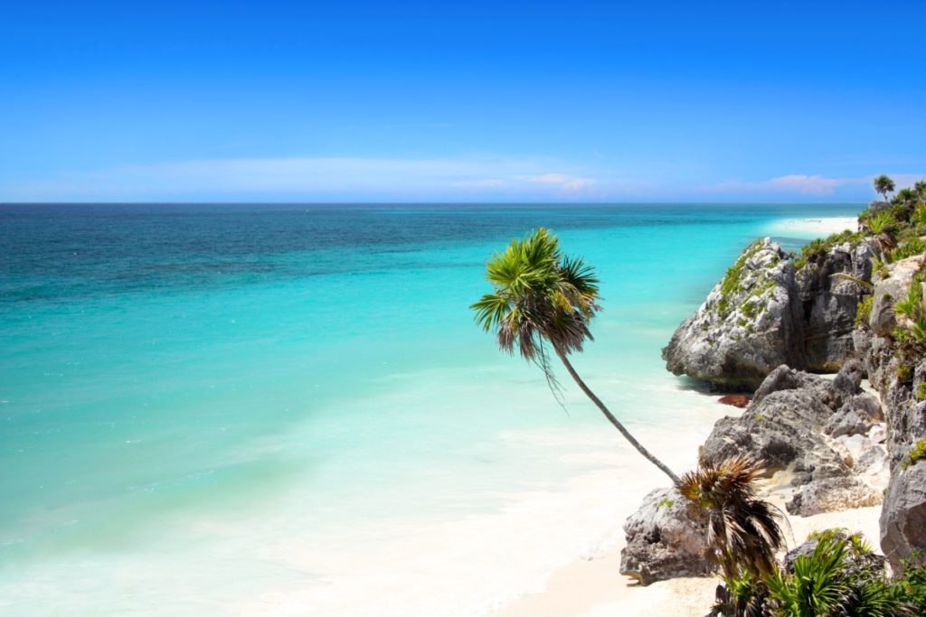 Tulum beach near Cancun, Mayan Riviera